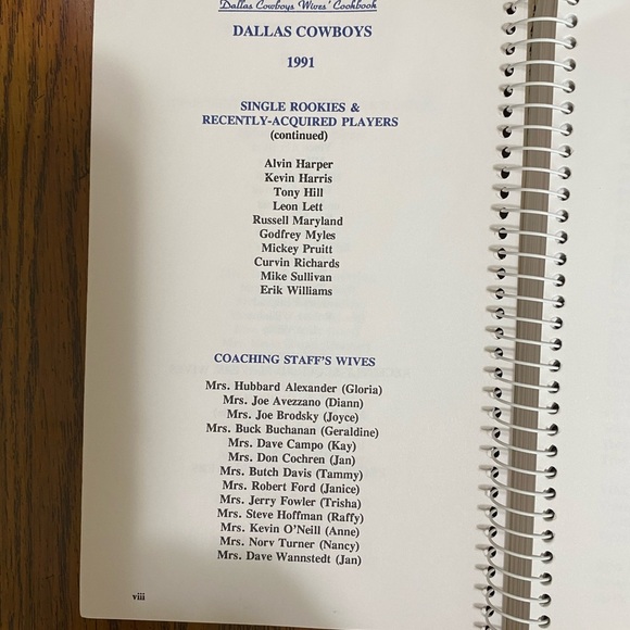 Dallas Cowboys Wives' Cookbook - Picture 8 of 10